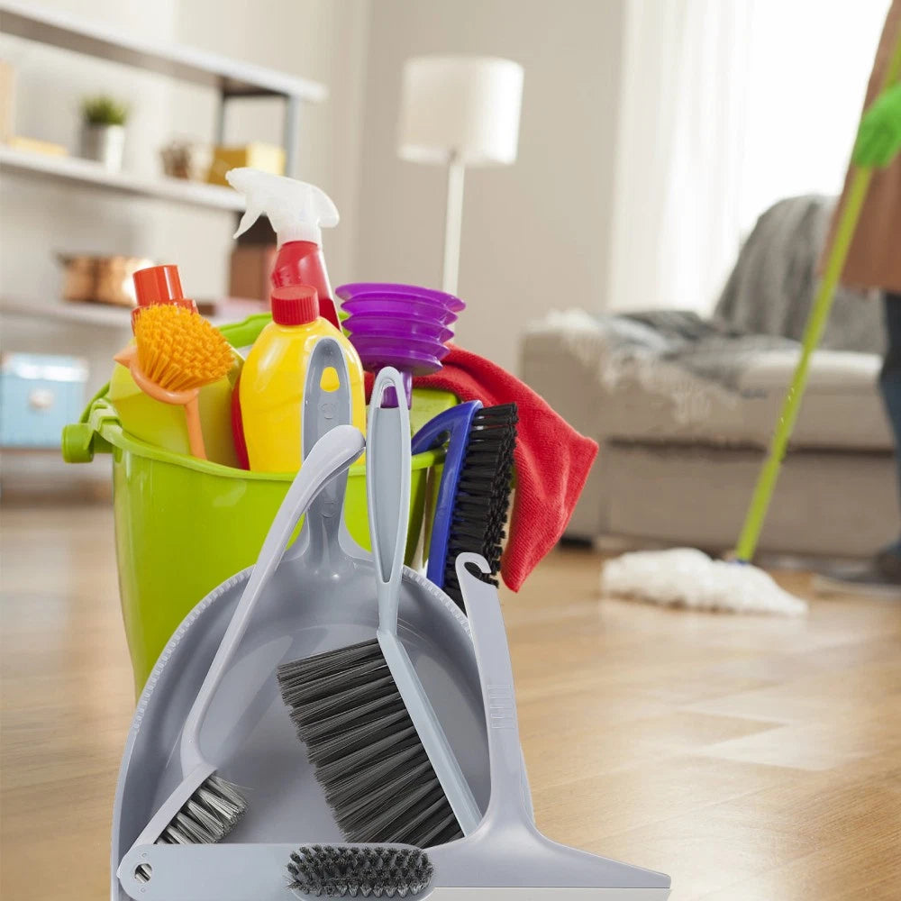 5 Pcs Broom Dustpan Child Mini Cleaning Brush for Table Small Hand