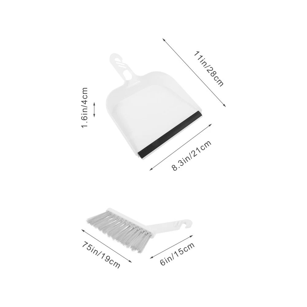 Mini Desktop Broom Set Small Dustpan and Child Hand Handheld with
