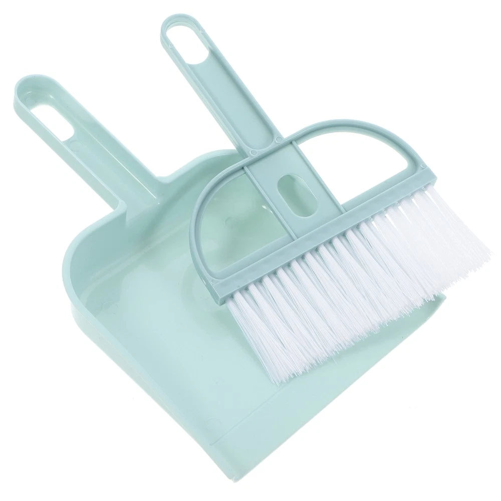 Mini Broom Dustpan Set Cleaning Tools for Housekeeping Horse Hair