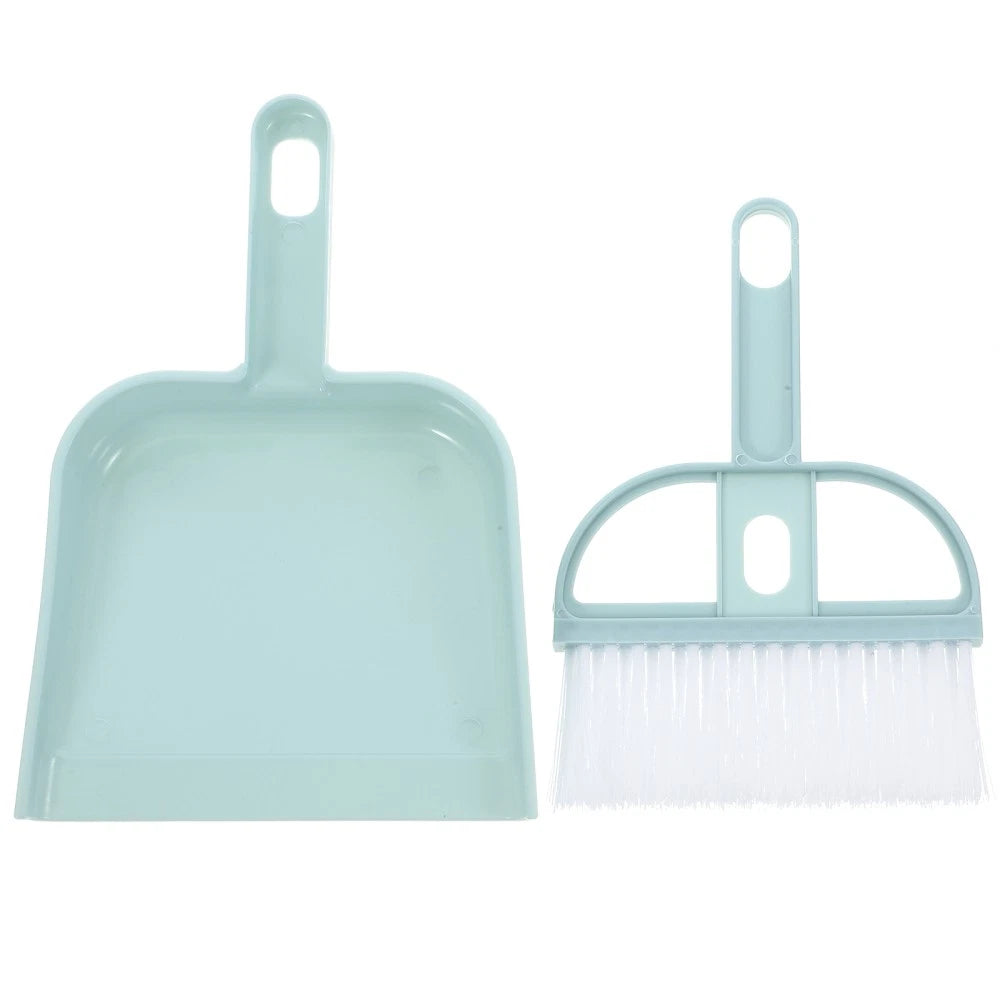 Mini Broom Dustpan Set Cleaning Tools for Housekeeping Horse Hair