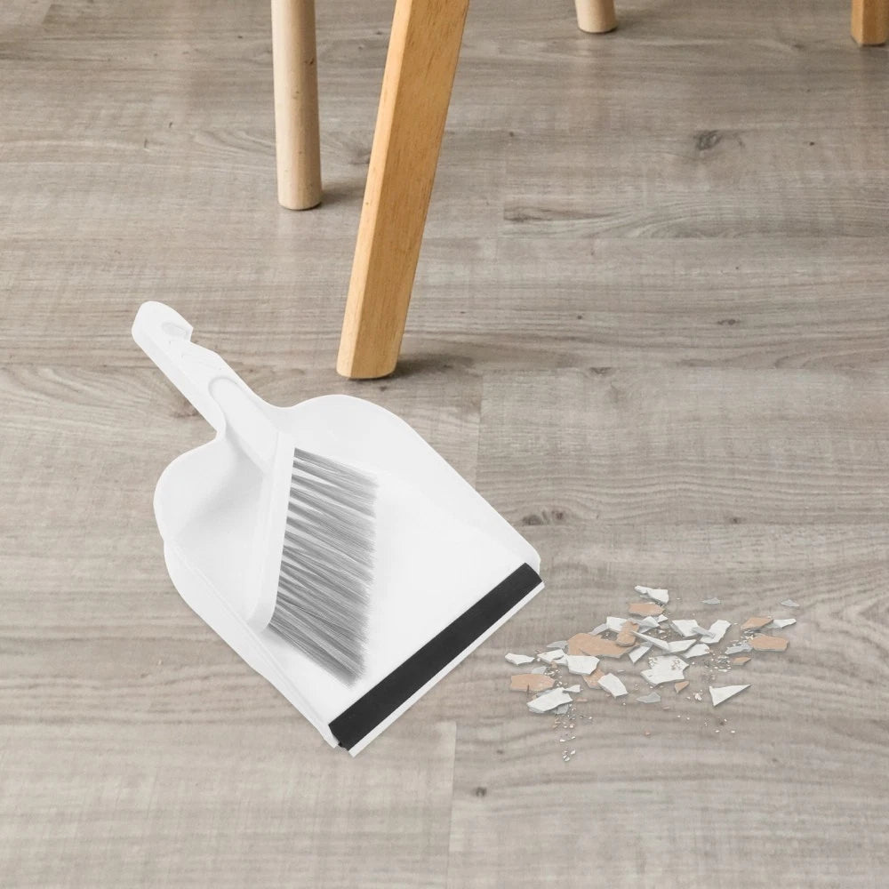 Mini Desktop Broom Set Small Dustpan and Brush Child Tabletop with