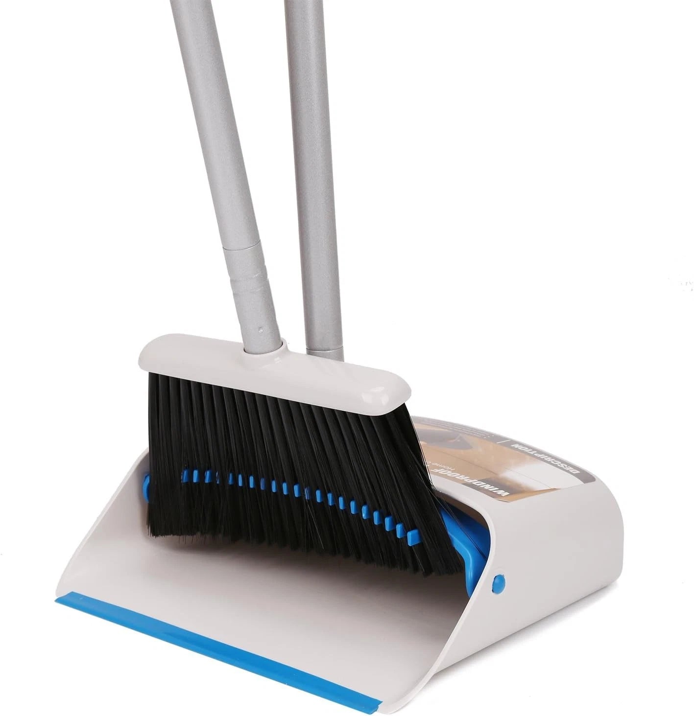 Broom dustpan set, suitable for home kitchen, office hall floor.