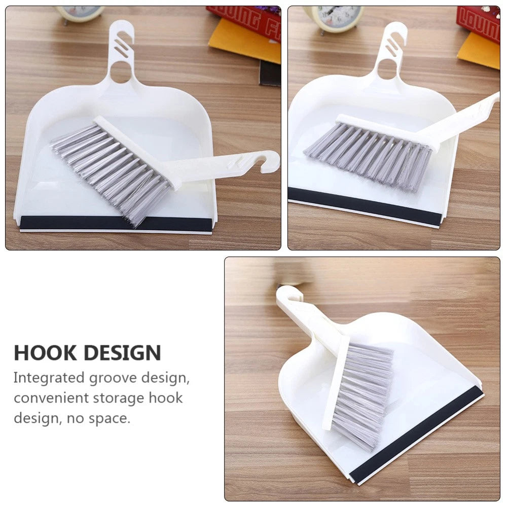 2 Sets Kitchen Cleaning Mini Dustpan and Brush Broom Child Small Accessory Hand