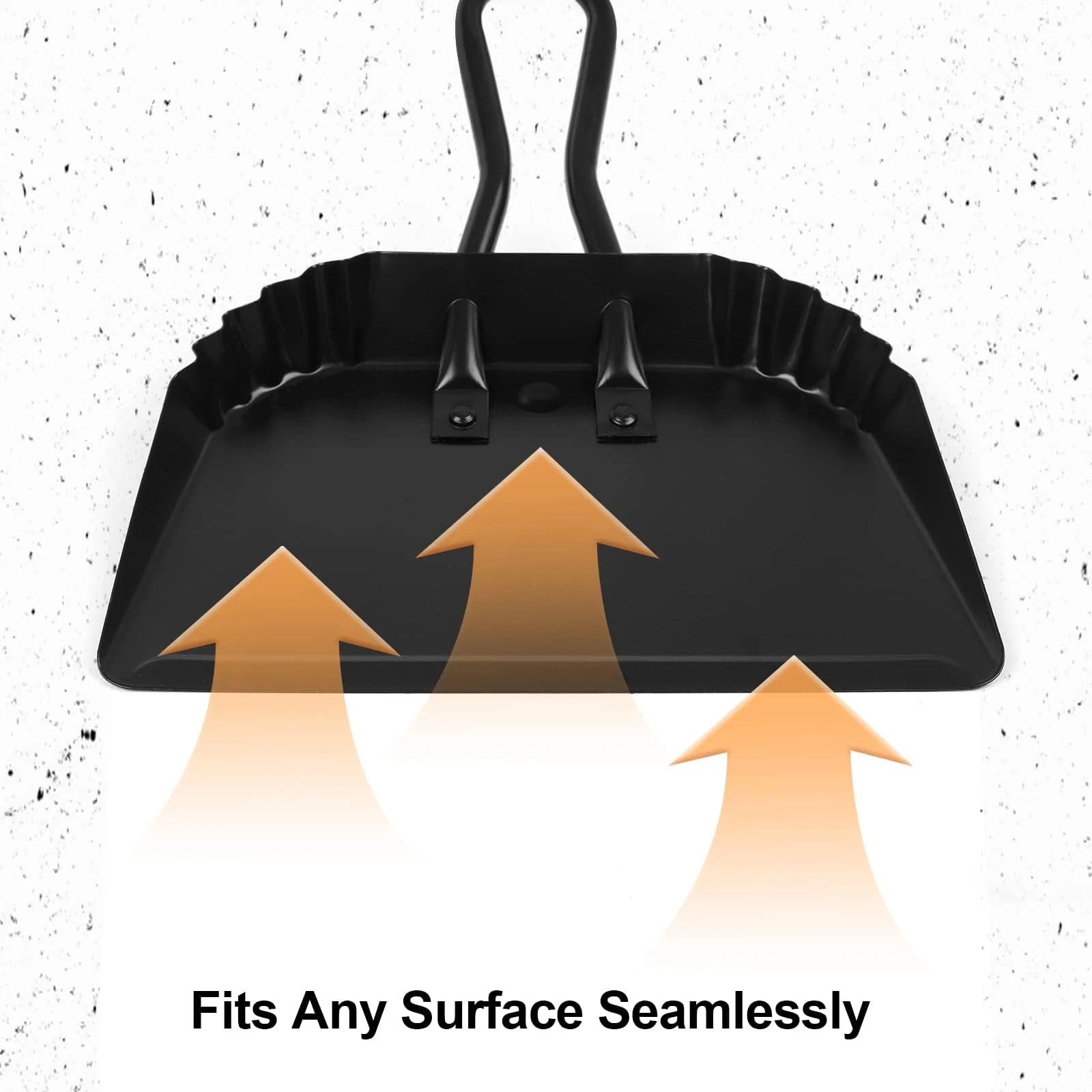 Dustpan and Brush Set-Handheld Angled and Broom Whisk Wood Mini pans Heavy Duty