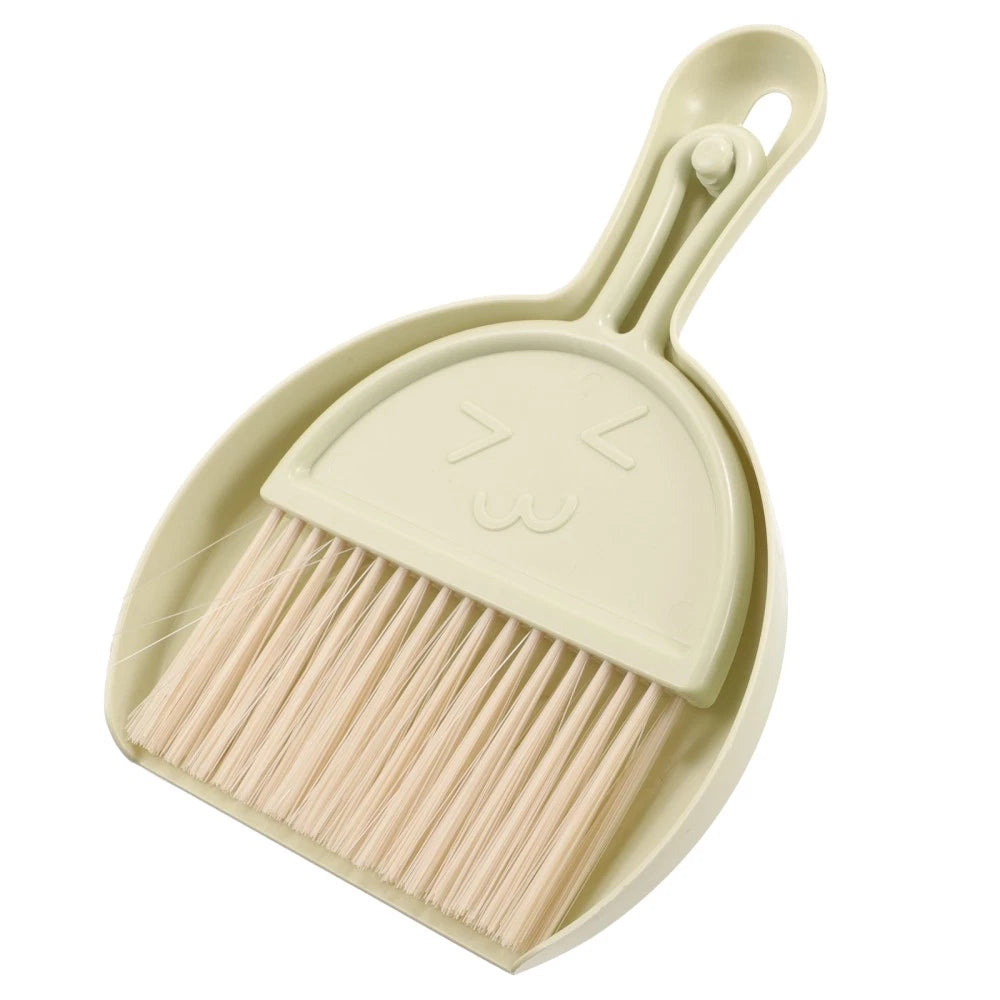 Cleaning Brush Set Worktop Dustpan Countertop Child Table Handheld Broom