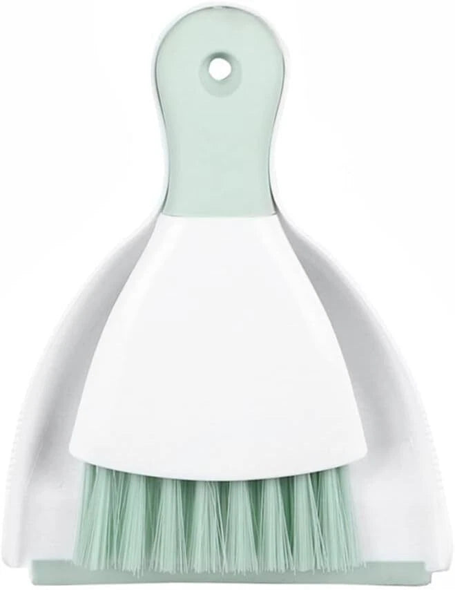 Dust pan Broom Brush Dustpan - Small and 1set, Light Green
