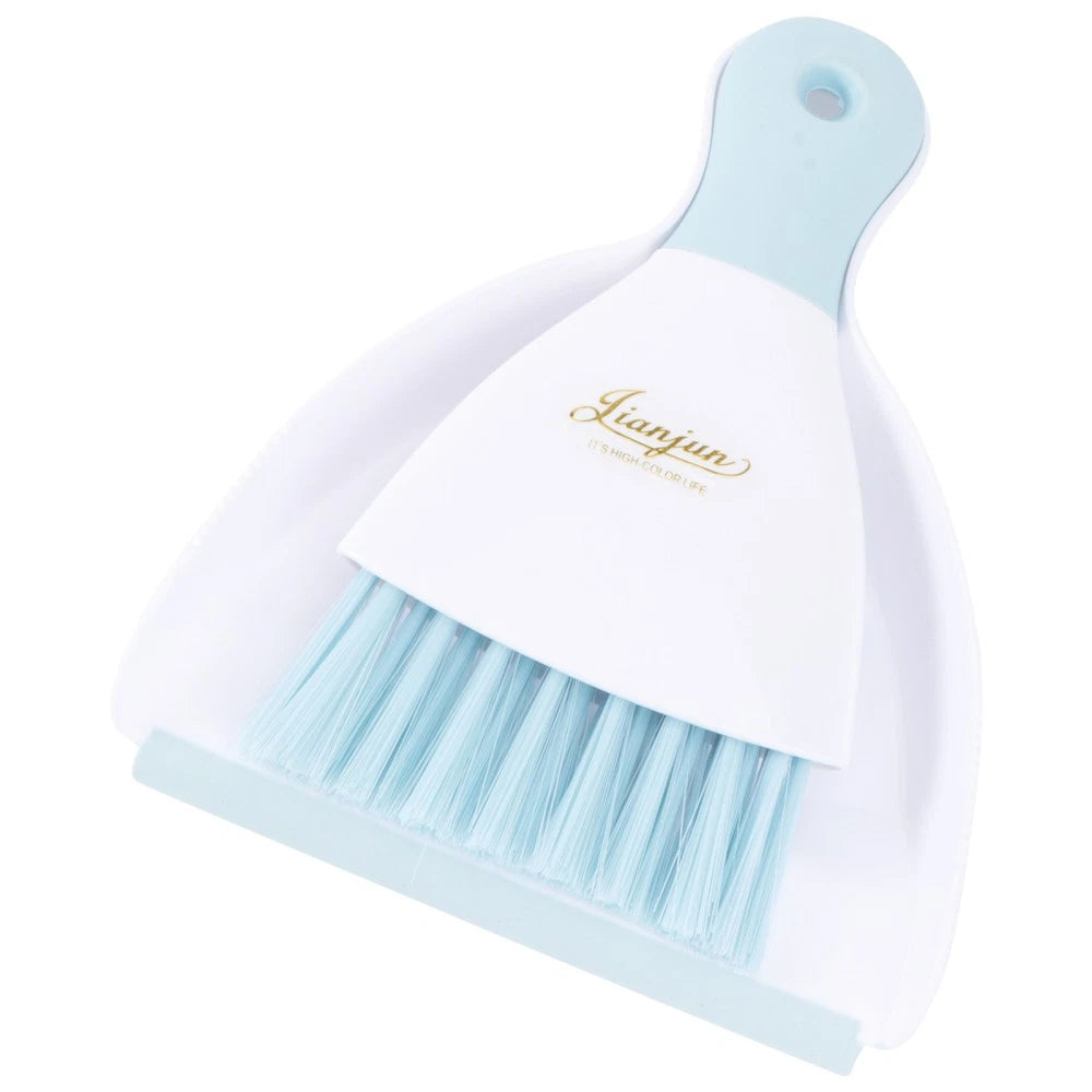 2 Pieces Convenient Small Dustpan Set Household Supplies Desktop Cleaner