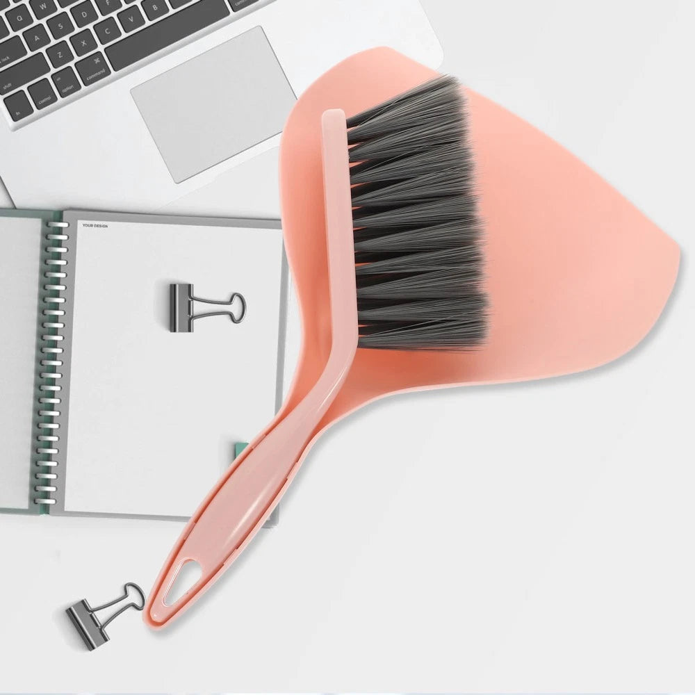 Desktop Cleaning Broom Small Dustpan Set and Multi-function Mini