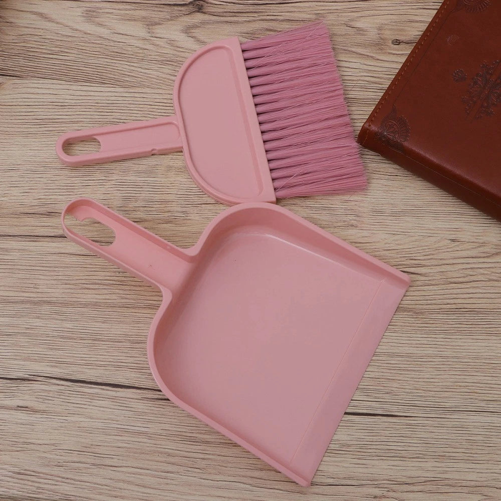 Mini Broom Dustpan Set and Cleaning Tools for Housekeeping Desktop Brush
