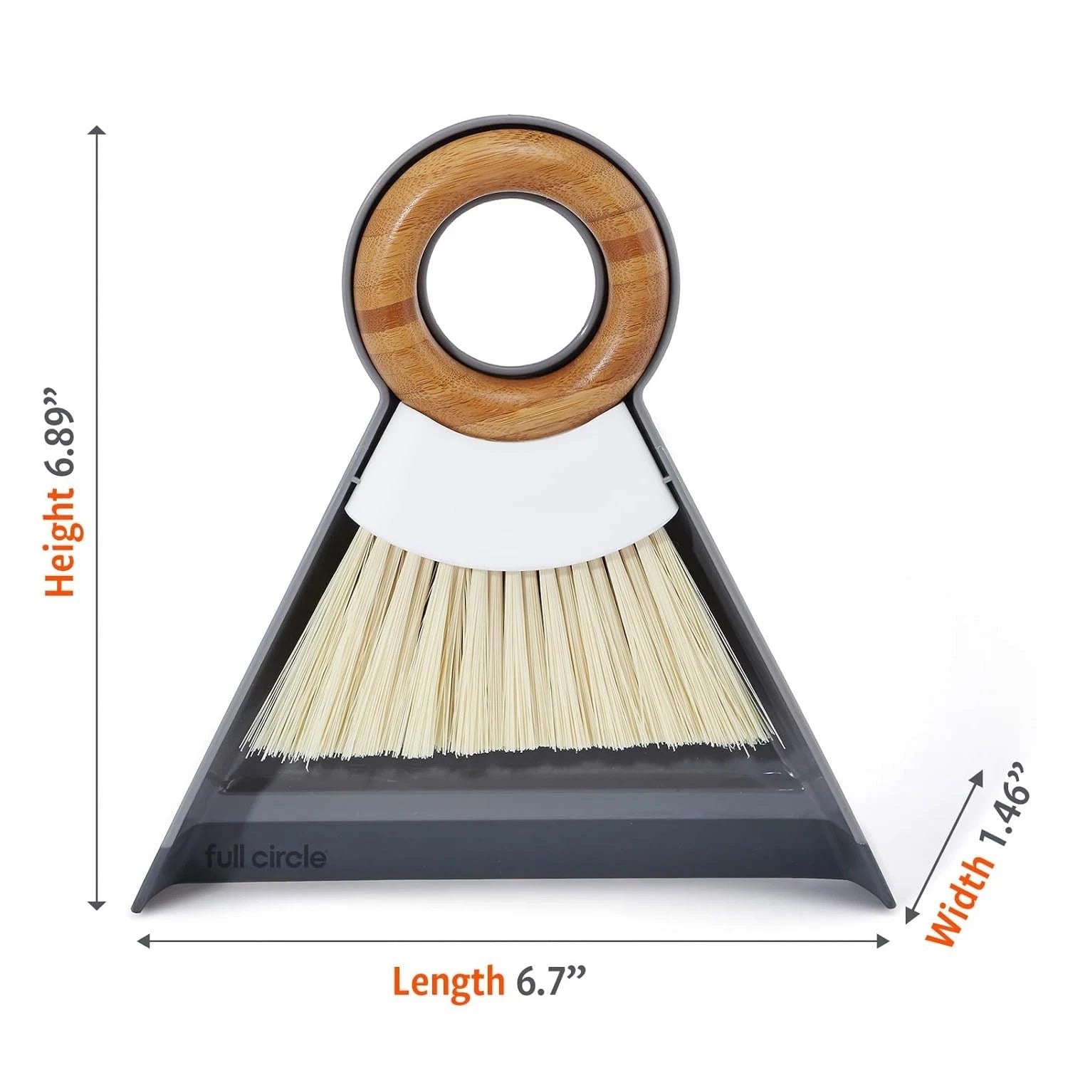 Tiny Team Mini Broom & Dustpan Set - Eco-Friendly Compact Cleaning Solution