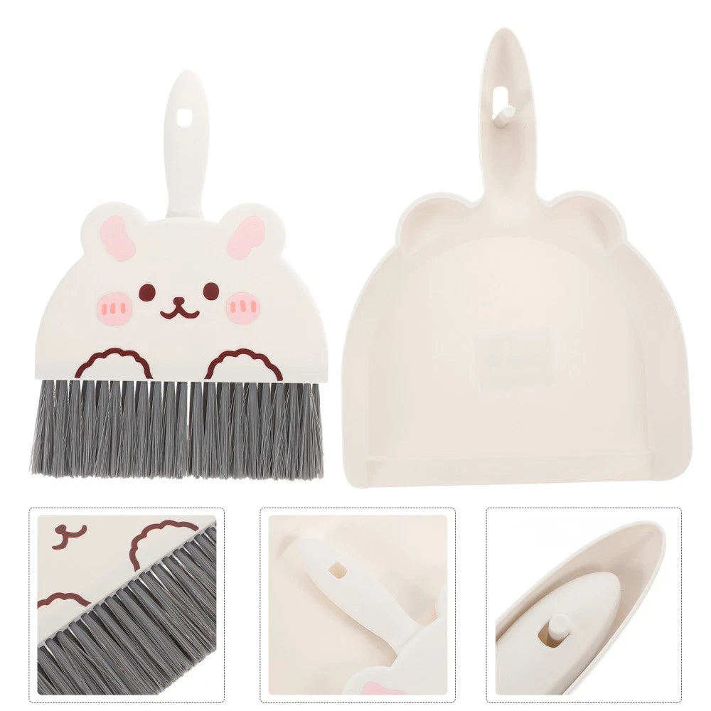 Mini Broom Set Child Cleaning for Housekeeping Crevice Brushes Household