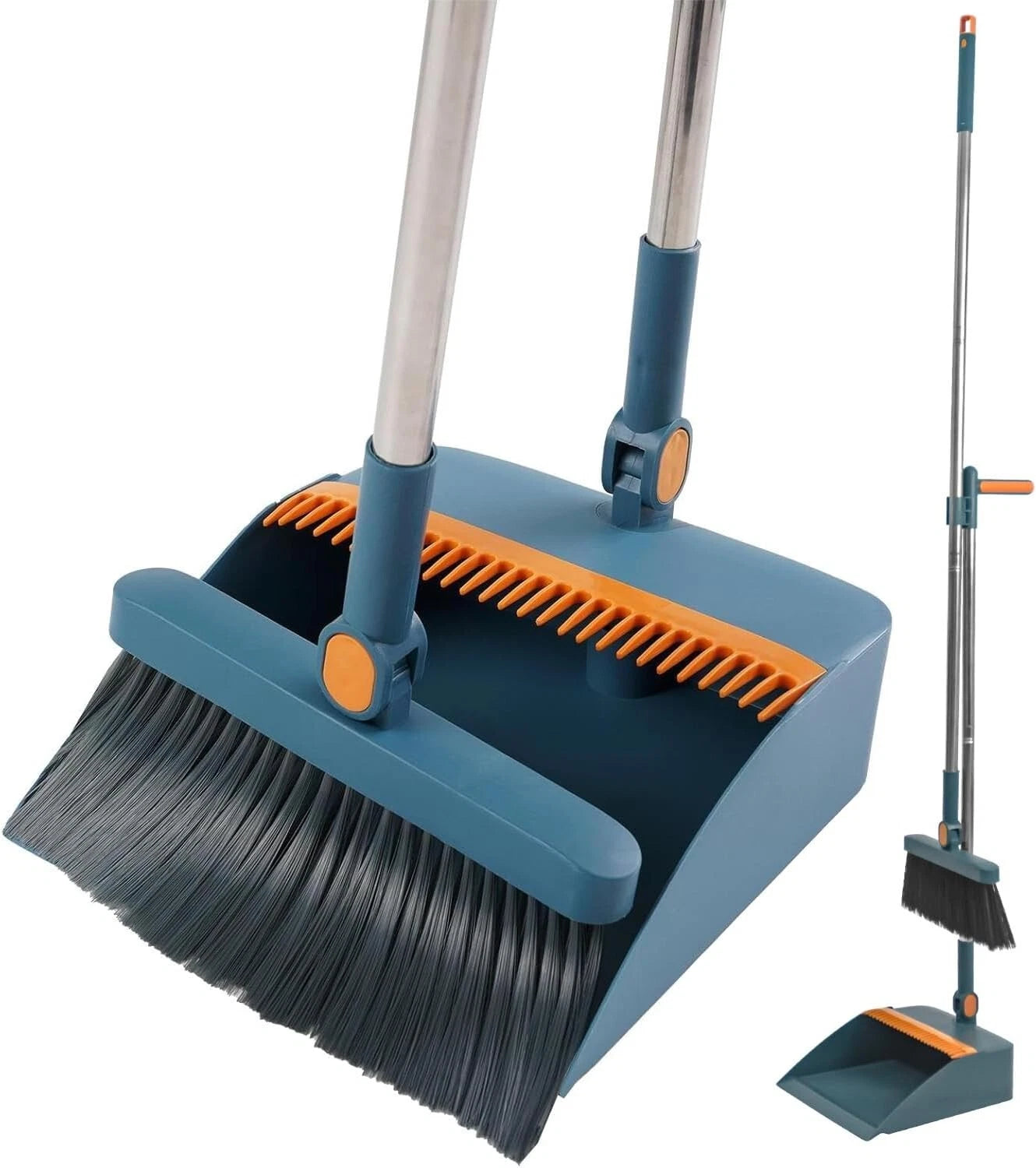 2PCS/Set Folding Dustpan Broom Set Magic Broom Cleaning Floor Cleaning Squeegee