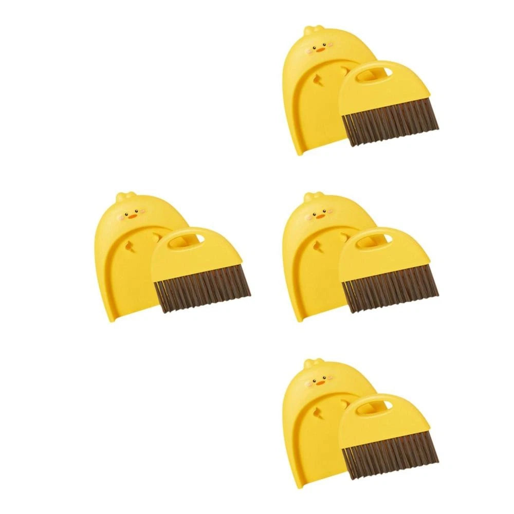 Mini Dustpan Broom Set Toddler Baby and Brush Small Hand Sweeping Countertop