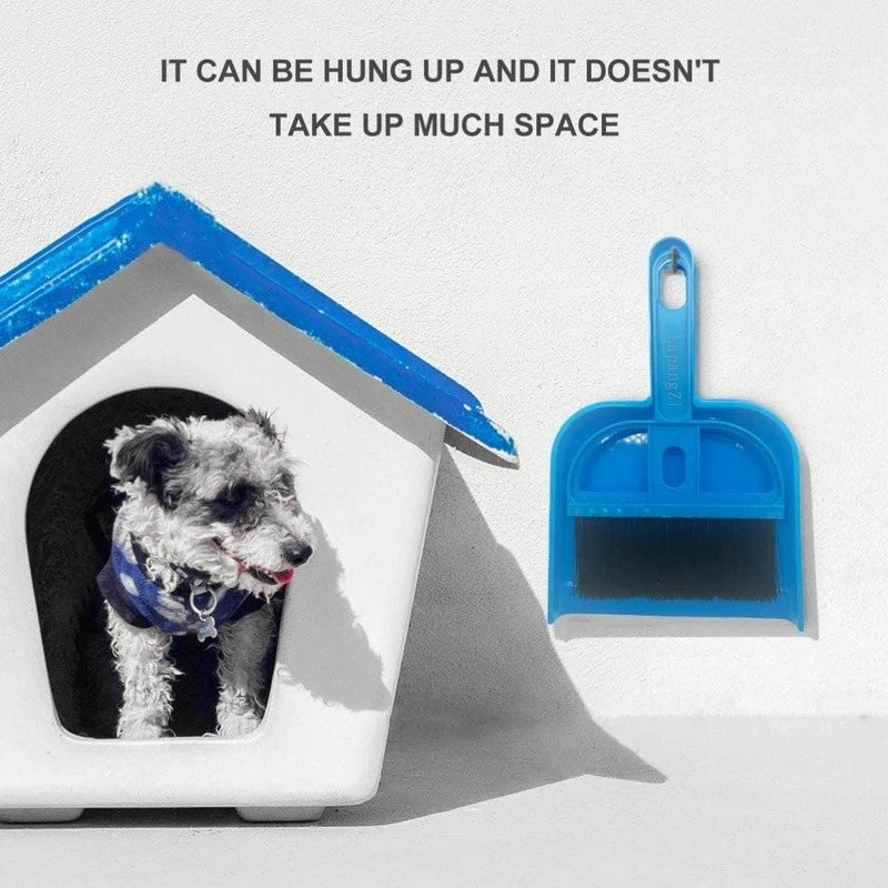 Mini Dustpan & Broom Set Portable Cleaning Tool Pets Home Kitchen Desk New