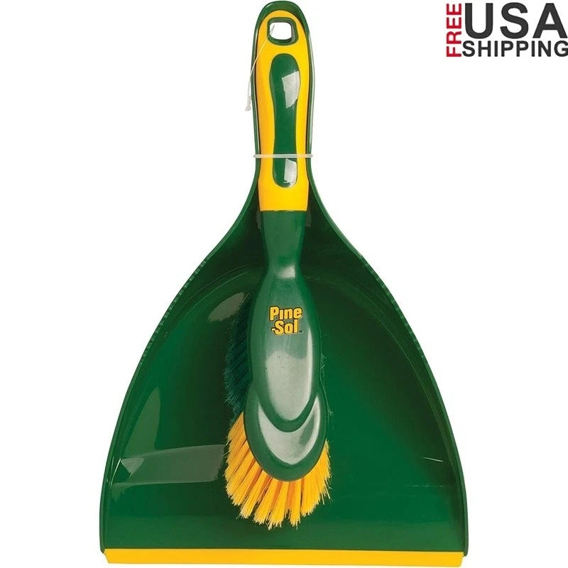 Dustpan & Brush Set Compact Design Portable Hand Broom Effective Cleaning New