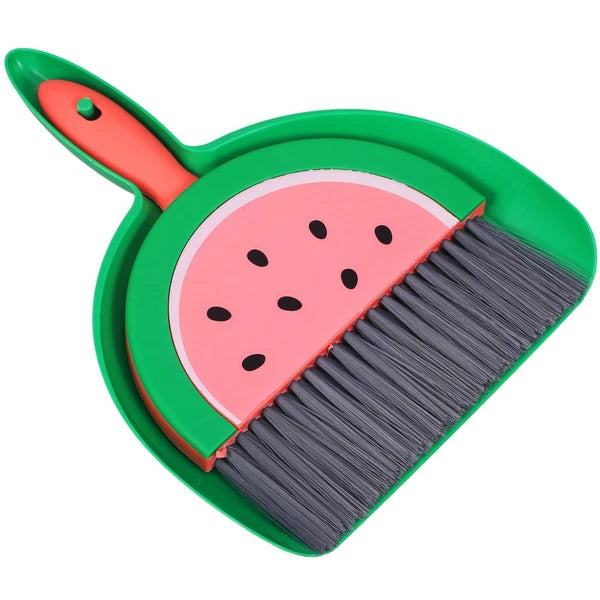 Mini Broom Set Sweeping Brush and Dustpan Desktop Small Dad Child with