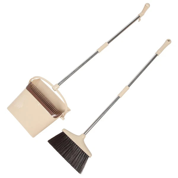 Broom Dustpan Set Sweeping Brush Indoor Office Small Brushes for Cleaning