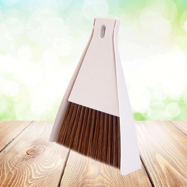 Household Cleaning Desktop Tool Broom Set Small and Dustpan Brush Mini