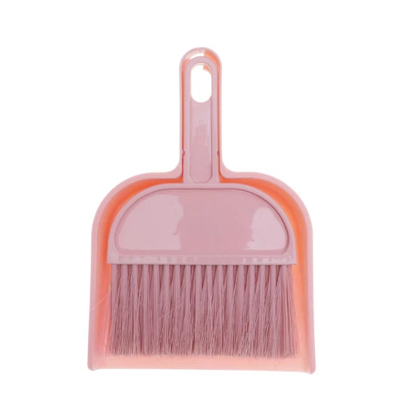 Mini Broom Dustpan Set Whisk Tabletop Hand Brush Keyboard Duster