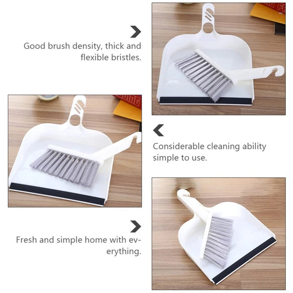 2 Sets Kitchen Cleaning Mini Dustpan and Brush Broom Child Small Accessory Hand
