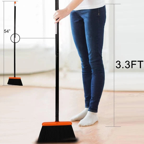 Broom dustpan set, suitable for home kitchen, office hall floor.