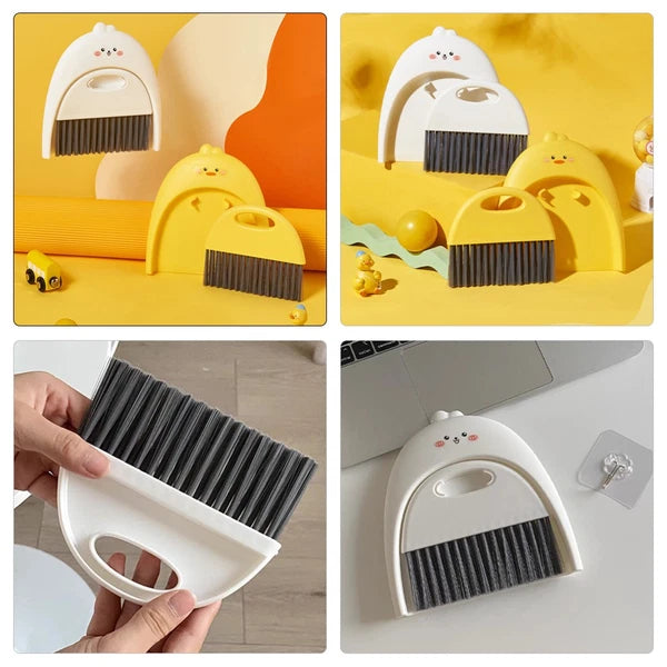 Mini Dustpan Set Child Baby Tabletop Cleaning Brush and Small Plastic Broom