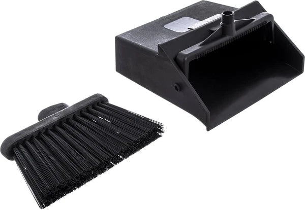 Lightweight Duo-Pan Broom Set with Pivoting Dustpan for Effortless Cleaning