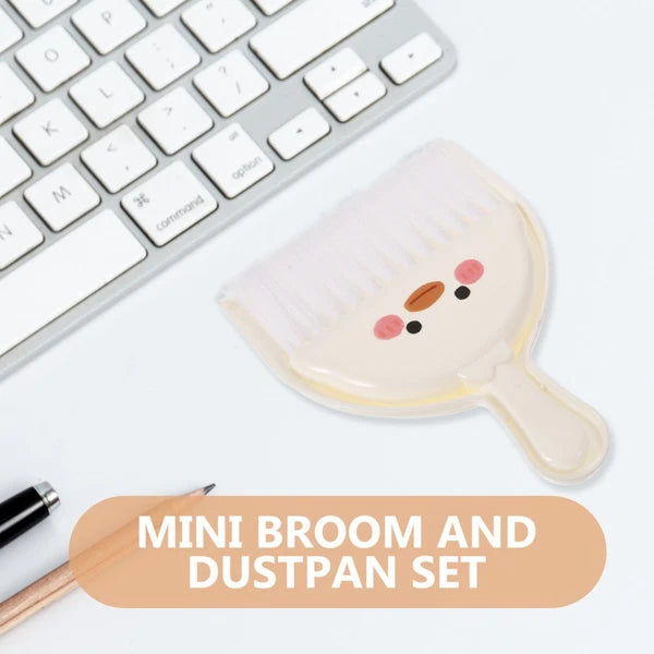 1 Set Mini Broom and Dustpan Set Table Crumb Sweeper Small Cleaning Tool