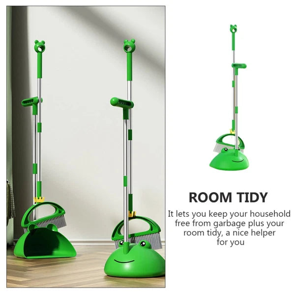 Children's Broom Set Student Household Cleaning Tools and Dustpan Kit