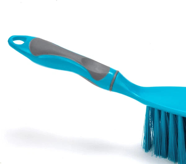 Cleaning Bundle with Broom, Dustpan and Brush Set, Scrubbing Brush