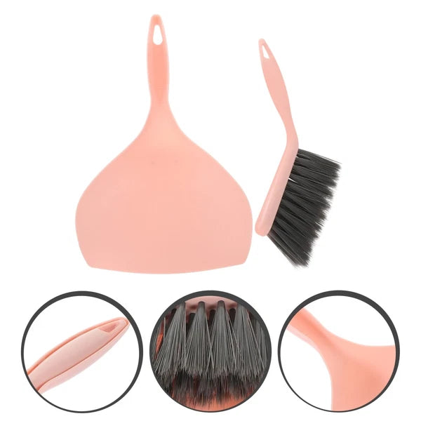 Desktop Cleaning Broom Sweeping Brush and Dustpan Set Multi-function Mini
