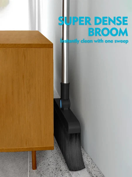 Broom and Dust Pan Combo,Steel Broom and Dustpan Set for Home,Dust Pan with 56.9