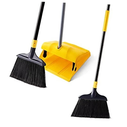 Commercial Broom and Dustpan Set with Windproof Cover Commercial Outdoor