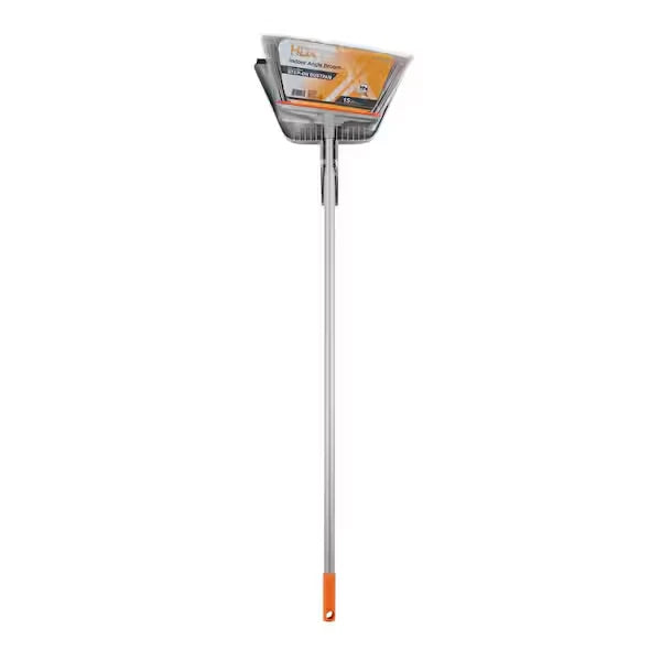 HDX 15 in. Angle Broom and Step-On Dustpan Set