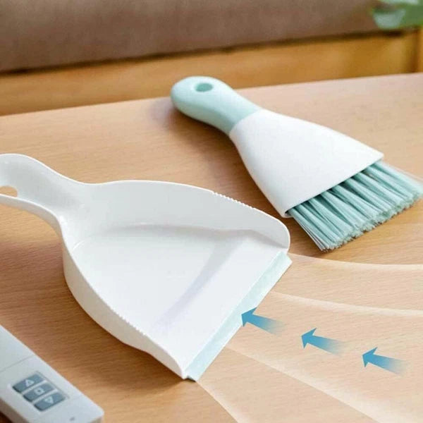 Dust pan Broom Brush Dustpan - Small and 1set, Light Green