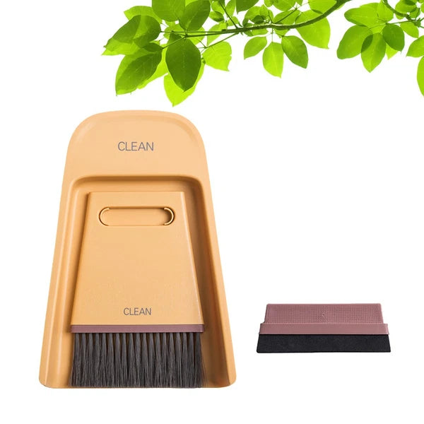 1 Set of Desktop Cleaning Tools Mini Broom Dustpan Wiper household Sweeping