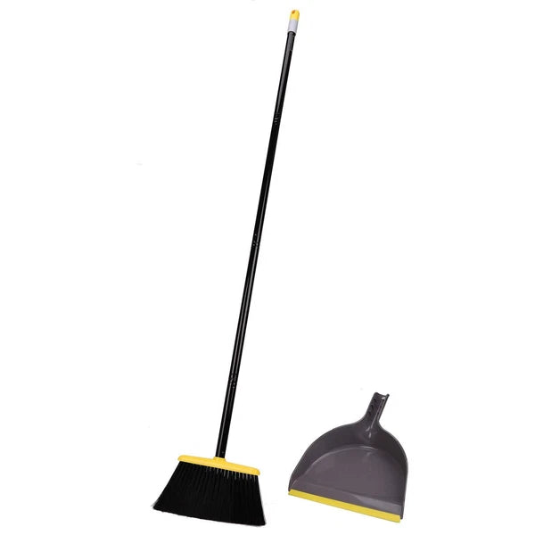 Broom and Dustpan Set Indoor Angle Kitchen Broom for Floor Sweeping Home