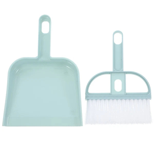 Mini Broom Dustpan Set Cleaning Tools for Housekeeping Horse Hair