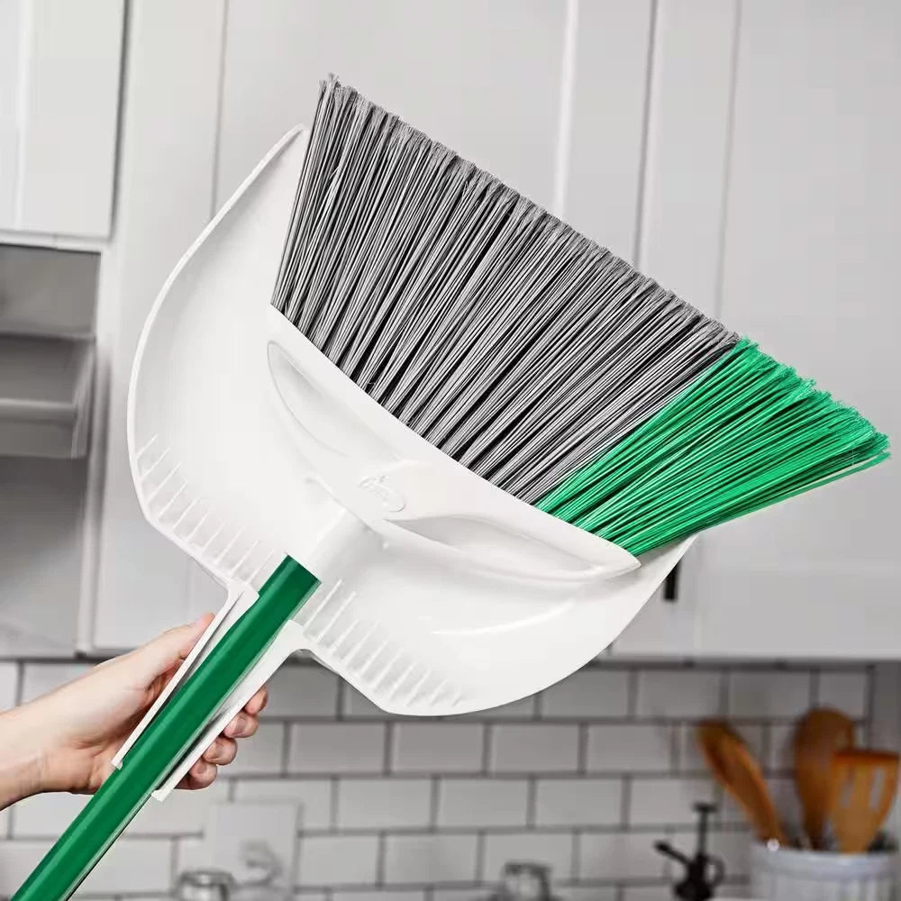 Extra-Large Precision Angle Broom and Dustpan Set Cleaning Tools