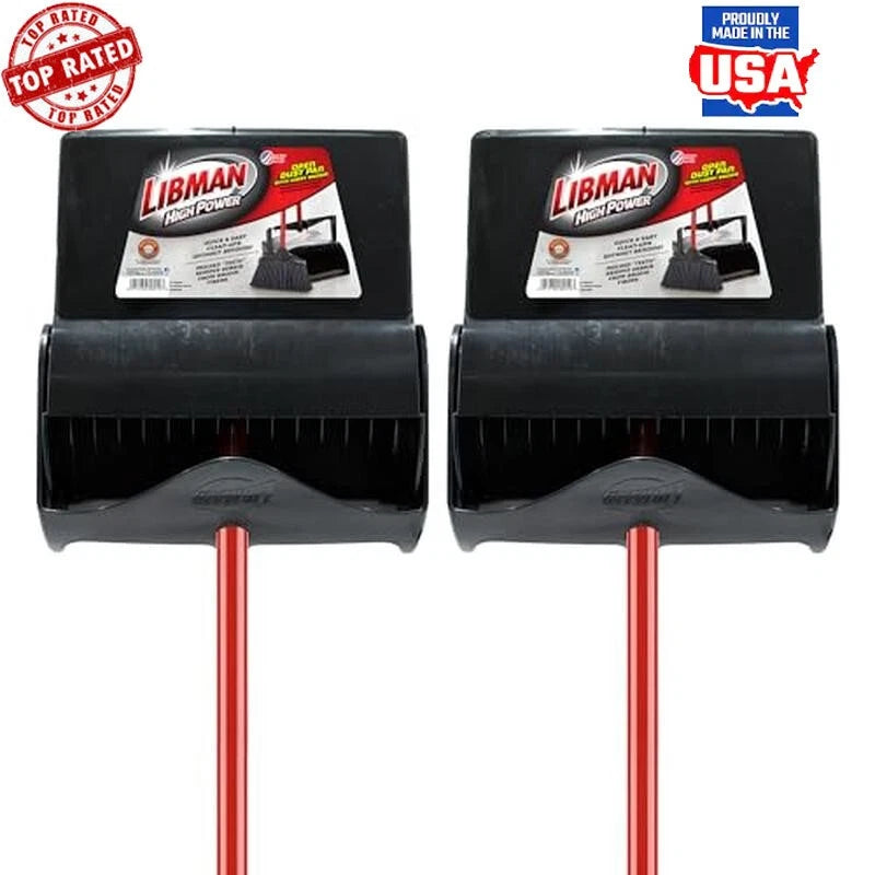 Lobby Broom Dustpan Set Easy Storage Durable Commercial Residential Sturdy New