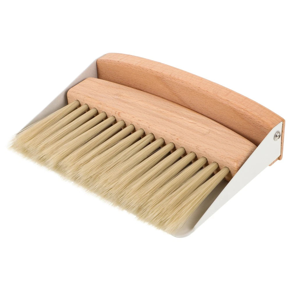 Dustpan Brush Mini Desktop Cleaning Kit Office Tabletop and Set Broom Hand
