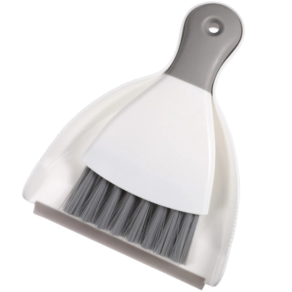 Practical Plastic Mini Broom and Dustpan Set for Desktop Pets Nest Cage
