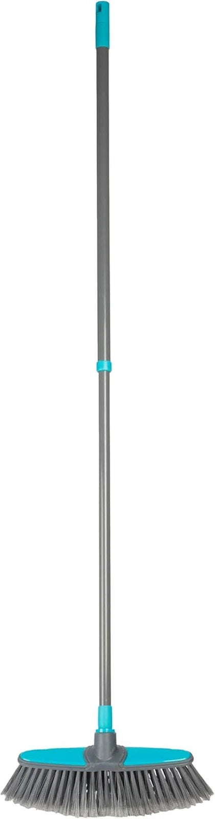 Cleaning Bundle with Broom, Dustpan and Brush Set, Scrubbing Brush