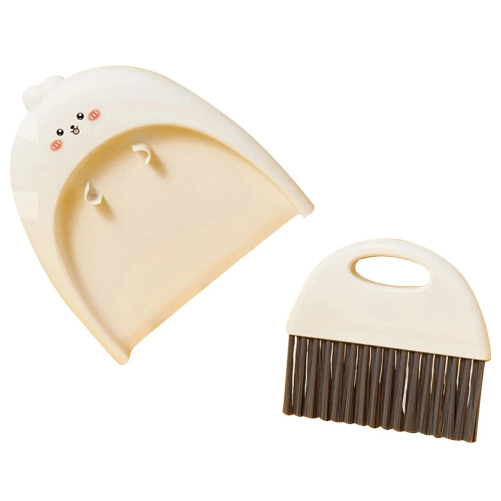 Mini Dustpan Set Baby Child Tabletop Cleaning Brush and Small Broom with