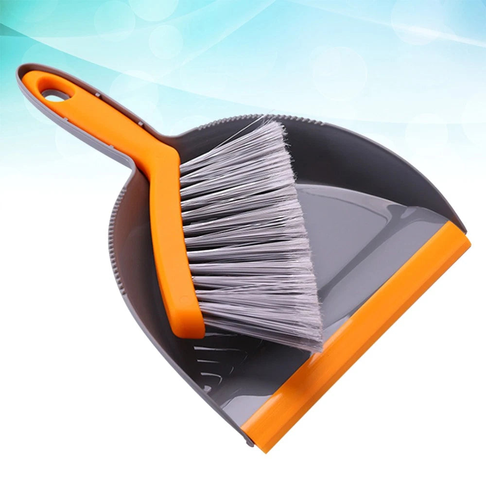 3 Count Mini Broom Set Dust Pan and Brushes Desktop Hand Dustpan Small