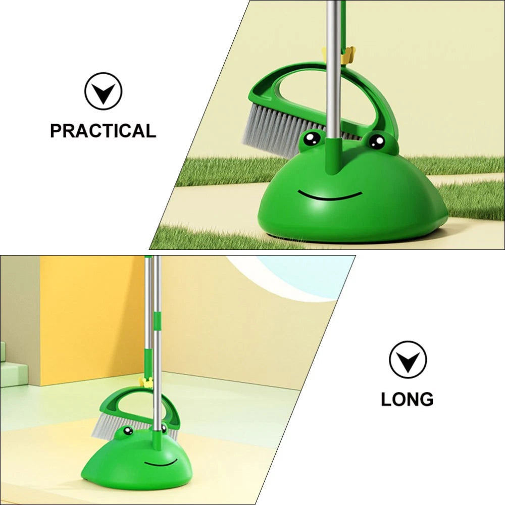 Children's Broom Set Student Household Cleaning Tools and Dustpan Kit