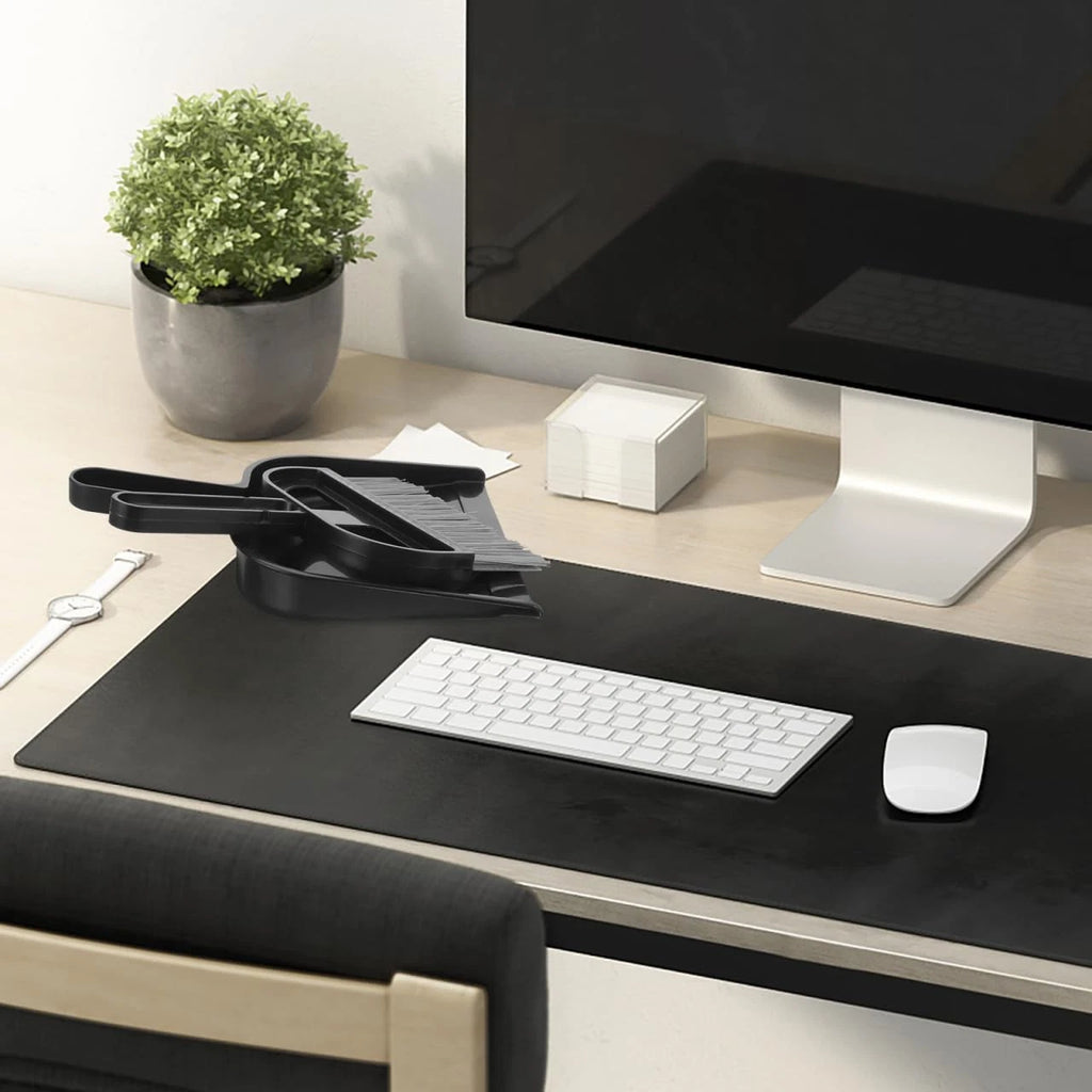 Mini Dustpan and Brush Set: Portable Compact Hand Broom and - Nesting Design