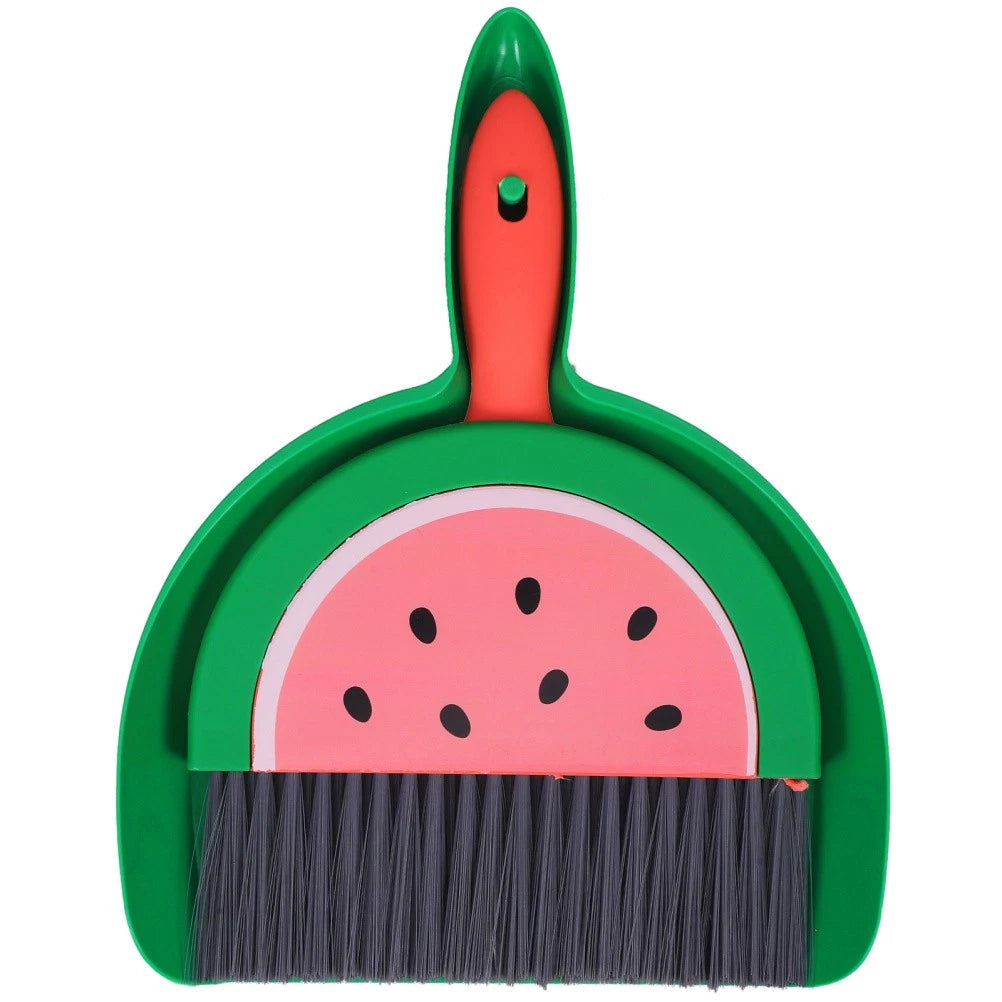 Mini Broom Set Sweeping Brush and Dustpan Desktop Small Dad Child with