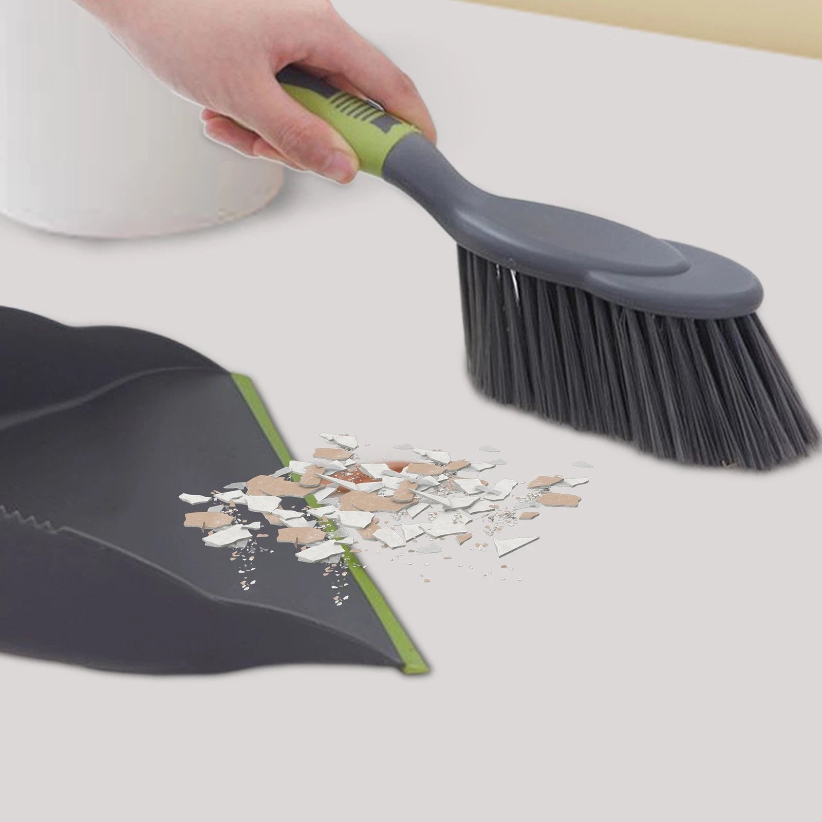 Dust Broom And Pan Set Household Cleaning Kit Handheld Hand Broom And Pleasant