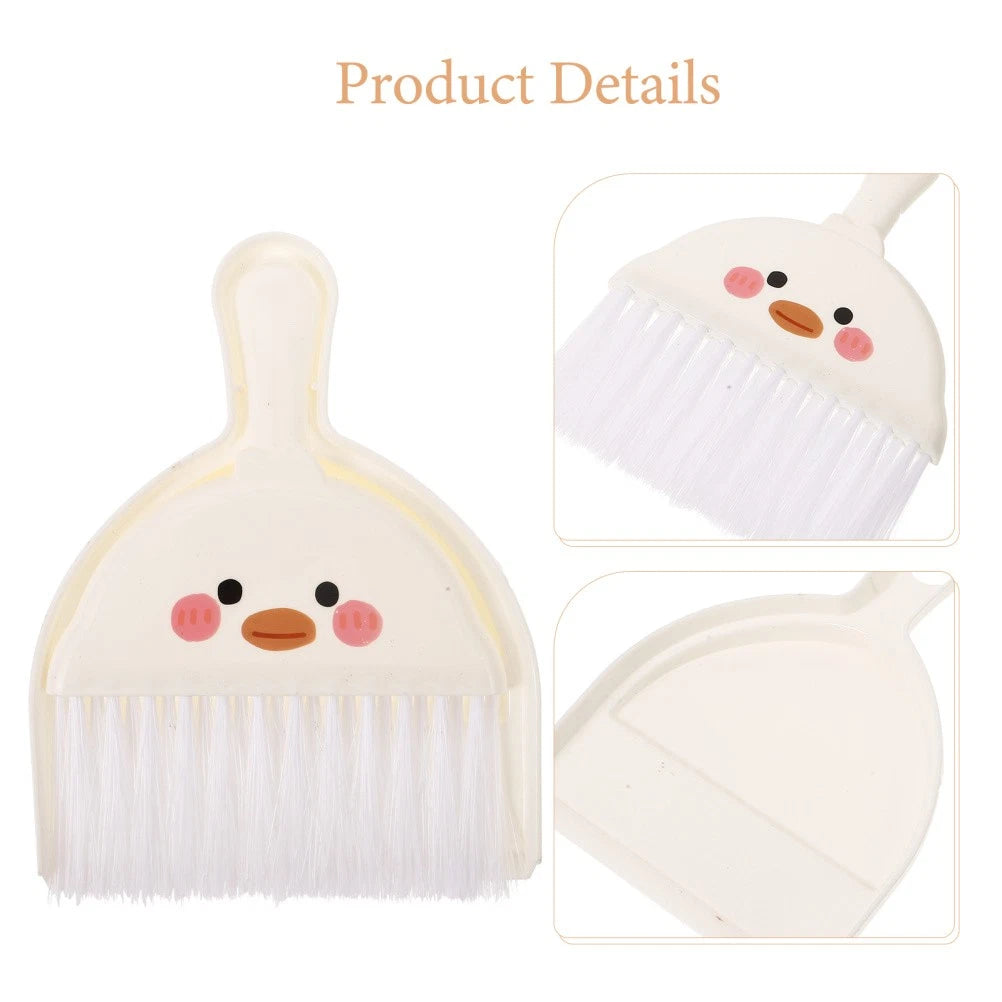 1 Set Mini Broom and Dustpan Set Table Crumb Sweeper Small Cleaning Tool